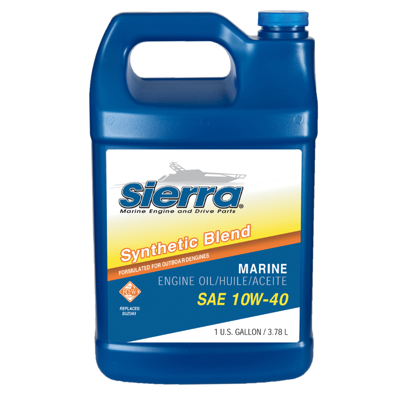 Aceite Sierra 10W-40 FC-W para motor fueraborda de 4 tiempos