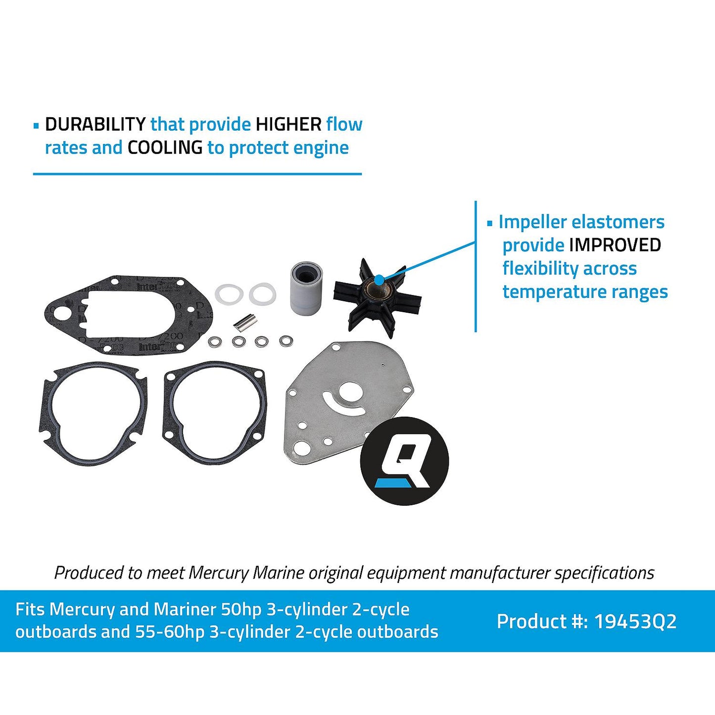Quicksilver 19453Q2 Impeller Replacement Kit