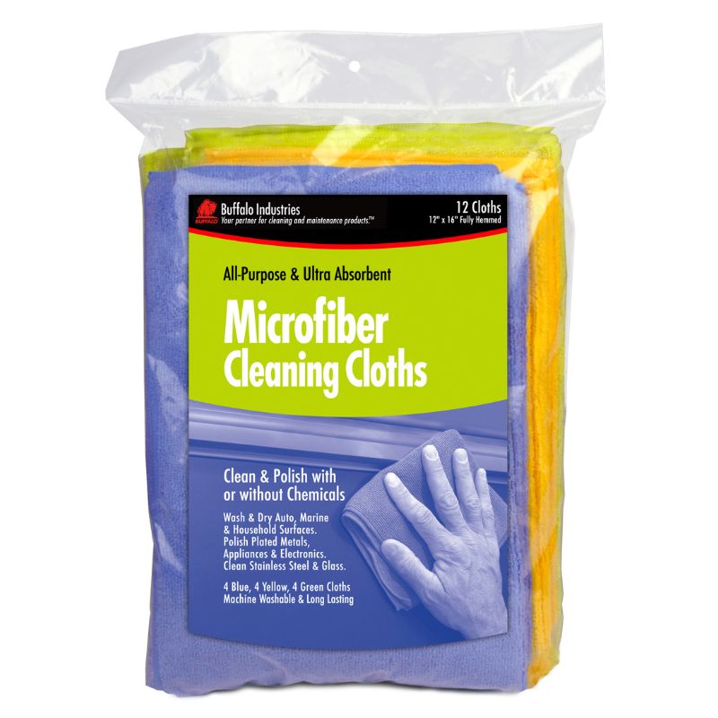 Buffalo Microfiber Detail Towels - 12 Pack