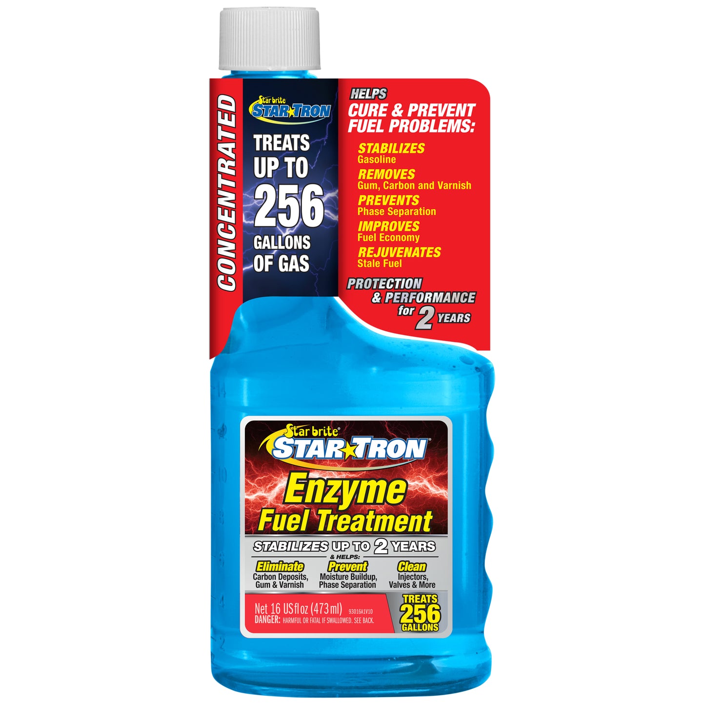 Star brite Star Tron Enzyme Fuel Treatment - Concentrated Gas Formula - 8 Oz.