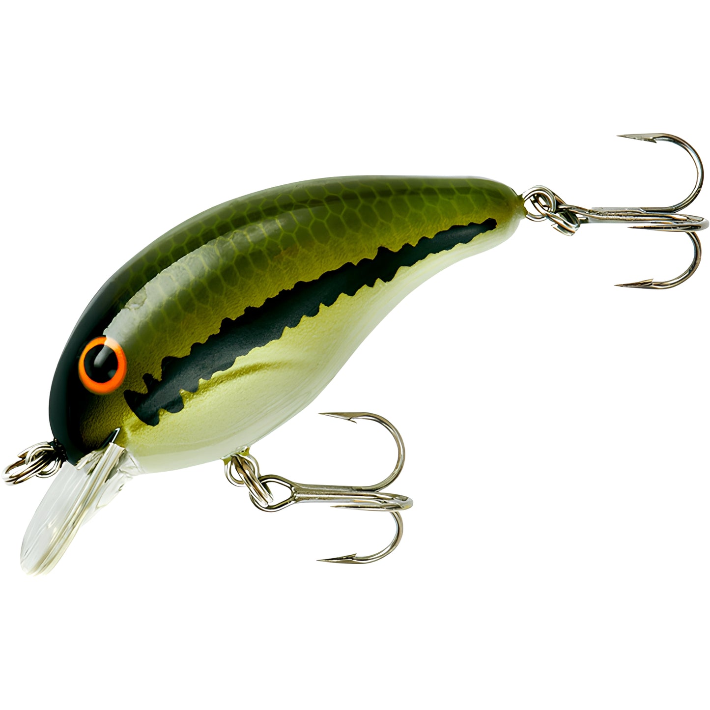 Bandit 100 Series crankbait in Baby Bass, 2-inch 1/4 oz shallow-diving bass fishing lure