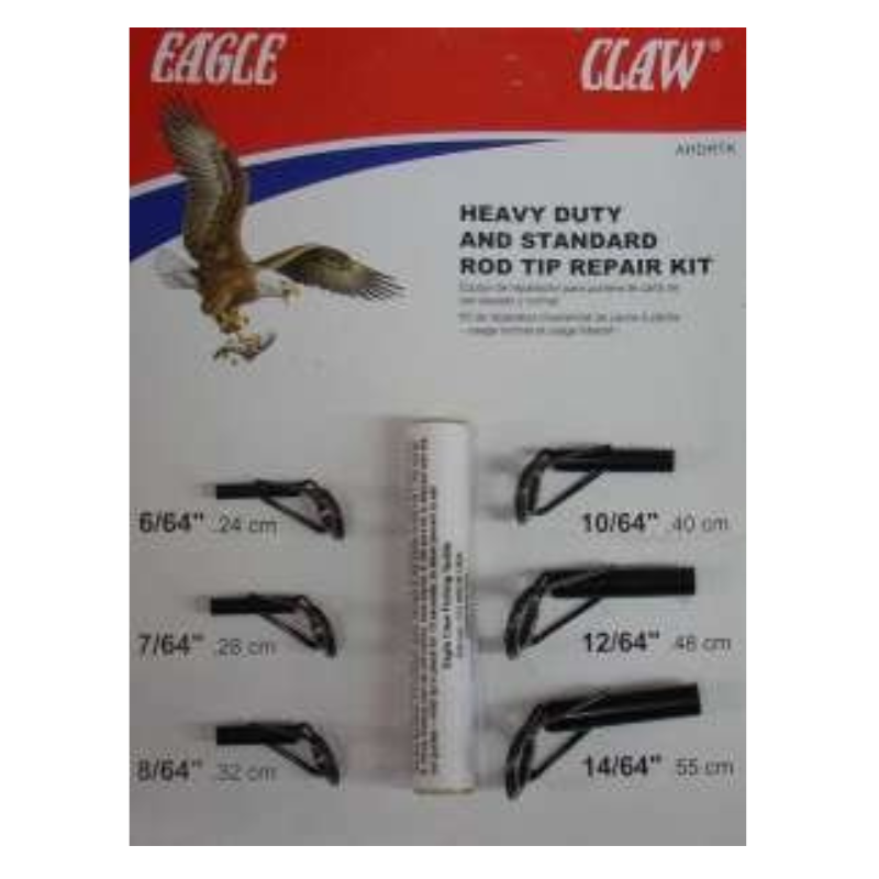 Eagle Claw Heavy Duty & Standard Rod Tip Repair Kit Eagle Claw Heavy Duty & Standard Rod Tip Repair Kit