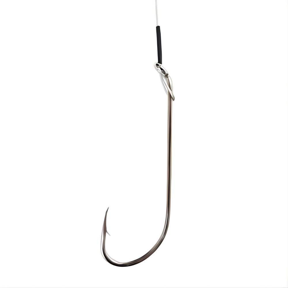 Eagle Claw Nylawire Snelled 2X Long Shank Hooks (420NW) 2