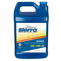 Sierra 10W-40 FC-W 4-Stroke Marine Engine Oil - 1 Gallon