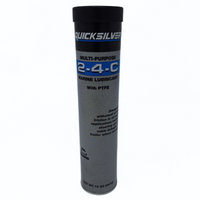 Quicksilver 2-4-C Marine Grease with Teflon, Multi-Purpose Marine Lubricant