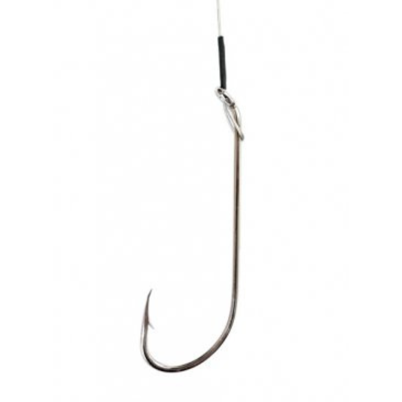 Eagle Claw Nylawire Snelled 2X Long Shank Hooks (420NW)