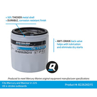 Quicksilver 822626Q15 Oil Filter