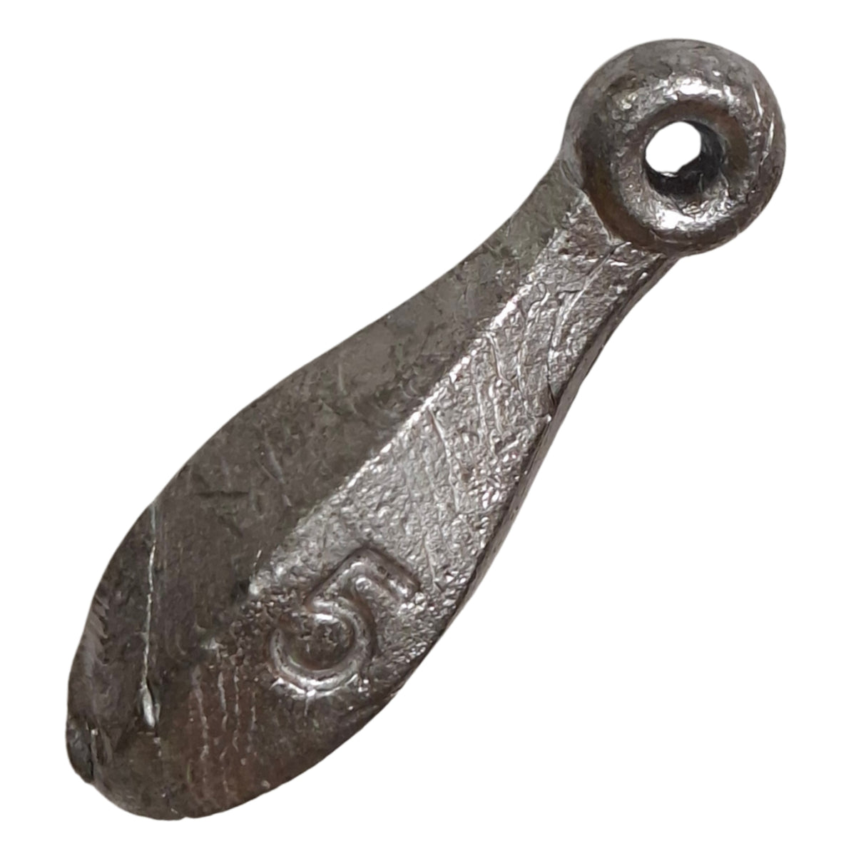 Bank sinkers fishing weights available in 1 oz to 5 oz sizes
