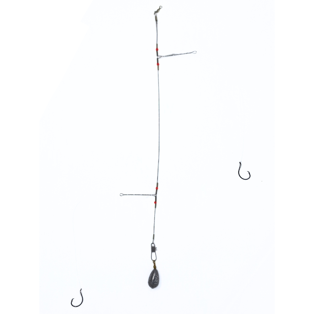 Fully Rigged Bottom Rig with Circle Hooks