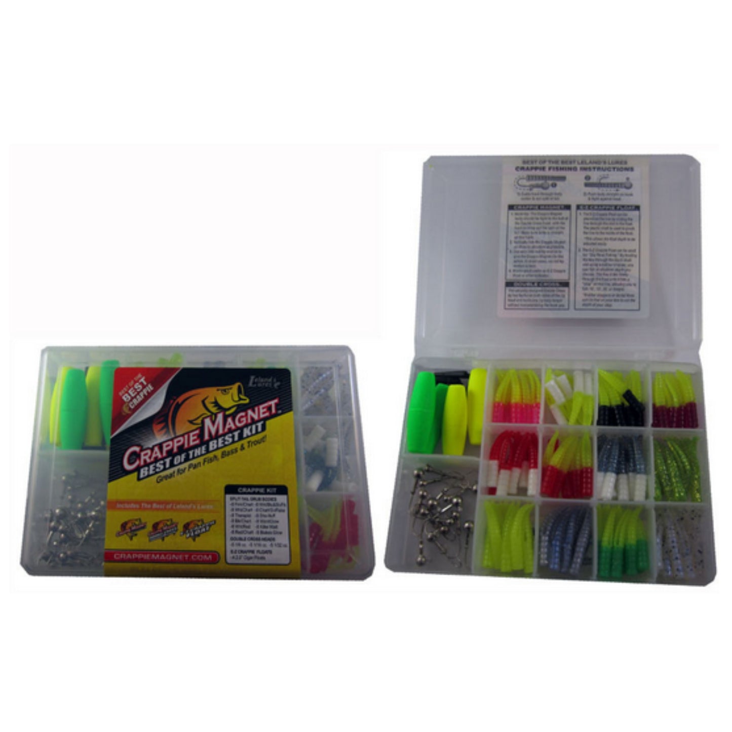 Leland's Lures Crappie Magnet Best of the Best Kit - 115 Pcs