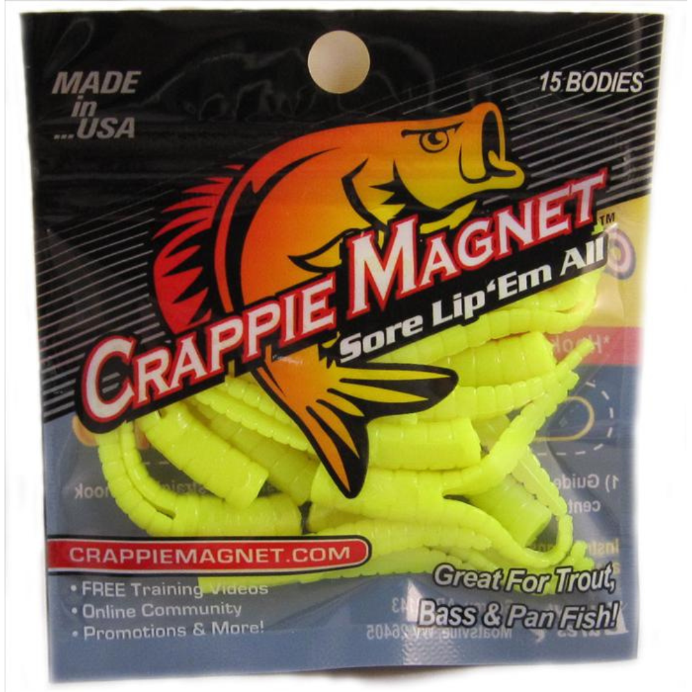 Leland's Lures Crappie Magnet 15 pc. Body Packs