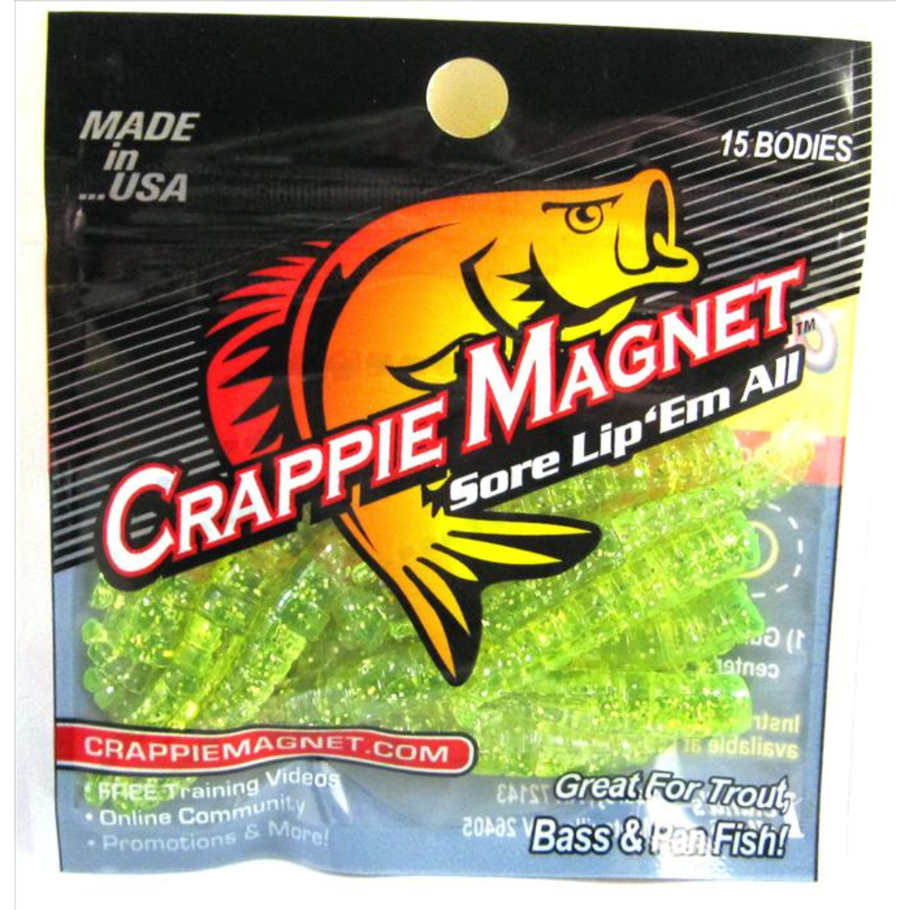 Leland's Lures Crappie Magnet 15 pc. Body Packs