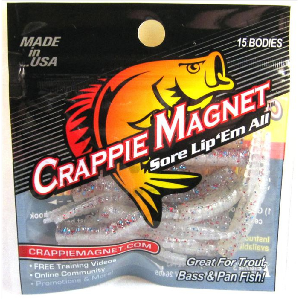 Leland's Lures Crappie Magnet 15 pc. Body Packs