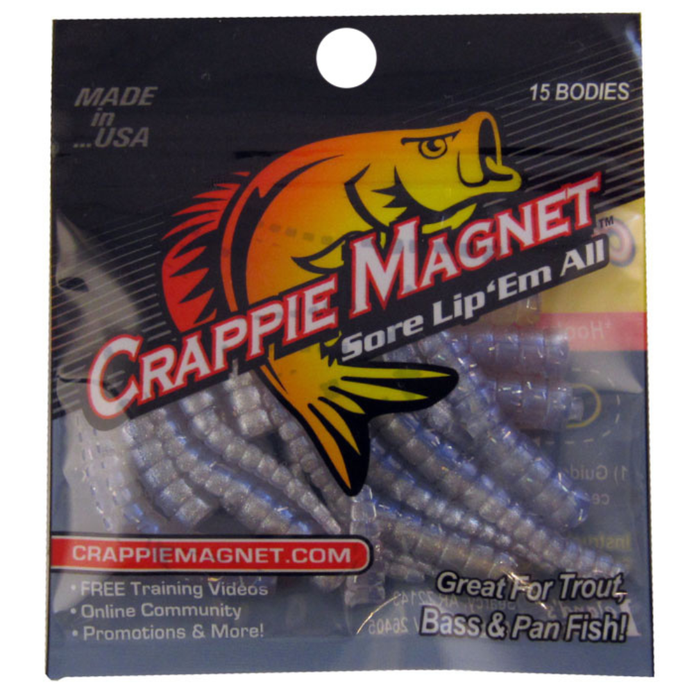 Leland's Lures Crappie Magnet 15 pc. Body Packs