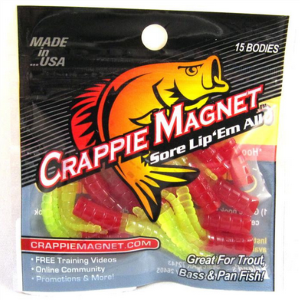 Leland's Lures Crappie Magnet 15 pc. Body Packs