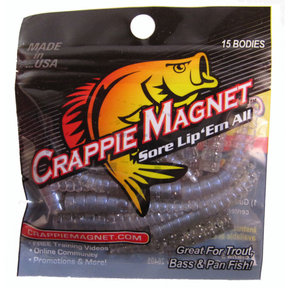 Leland's Lures Crappie Magnet 15 pc. Body Packs