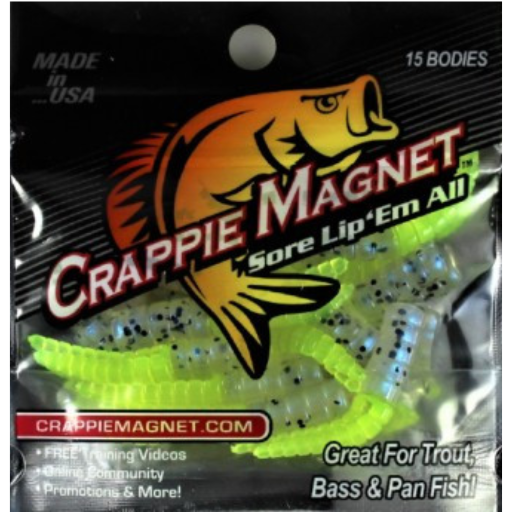 Leland's Lures Crappie Magnet 15 pc. Body Packs