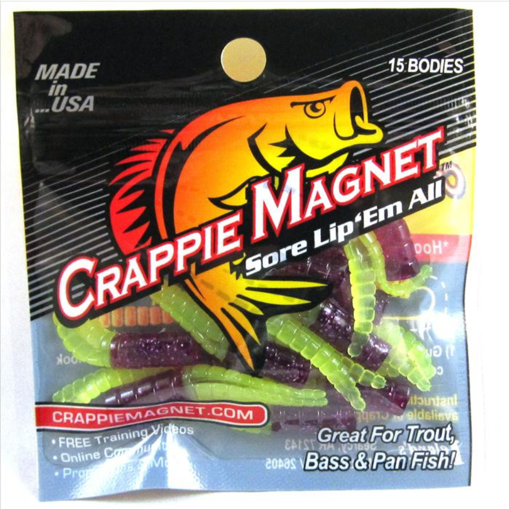 Leland's Lures Crappie Magnet 15 pc. Body Packs