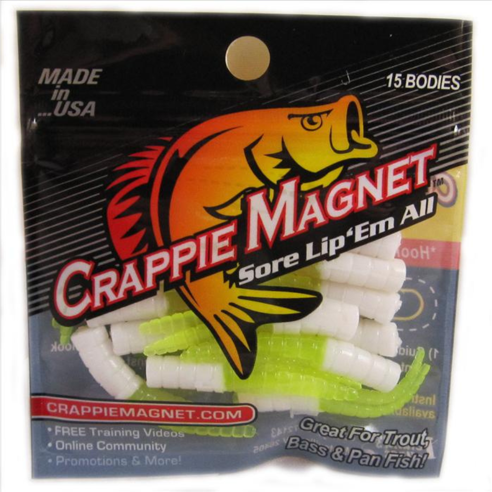 Leland's Lures Crappie Magnet 15 pc. Body Packs