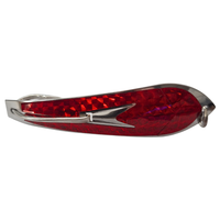 Red spoon fishing lure