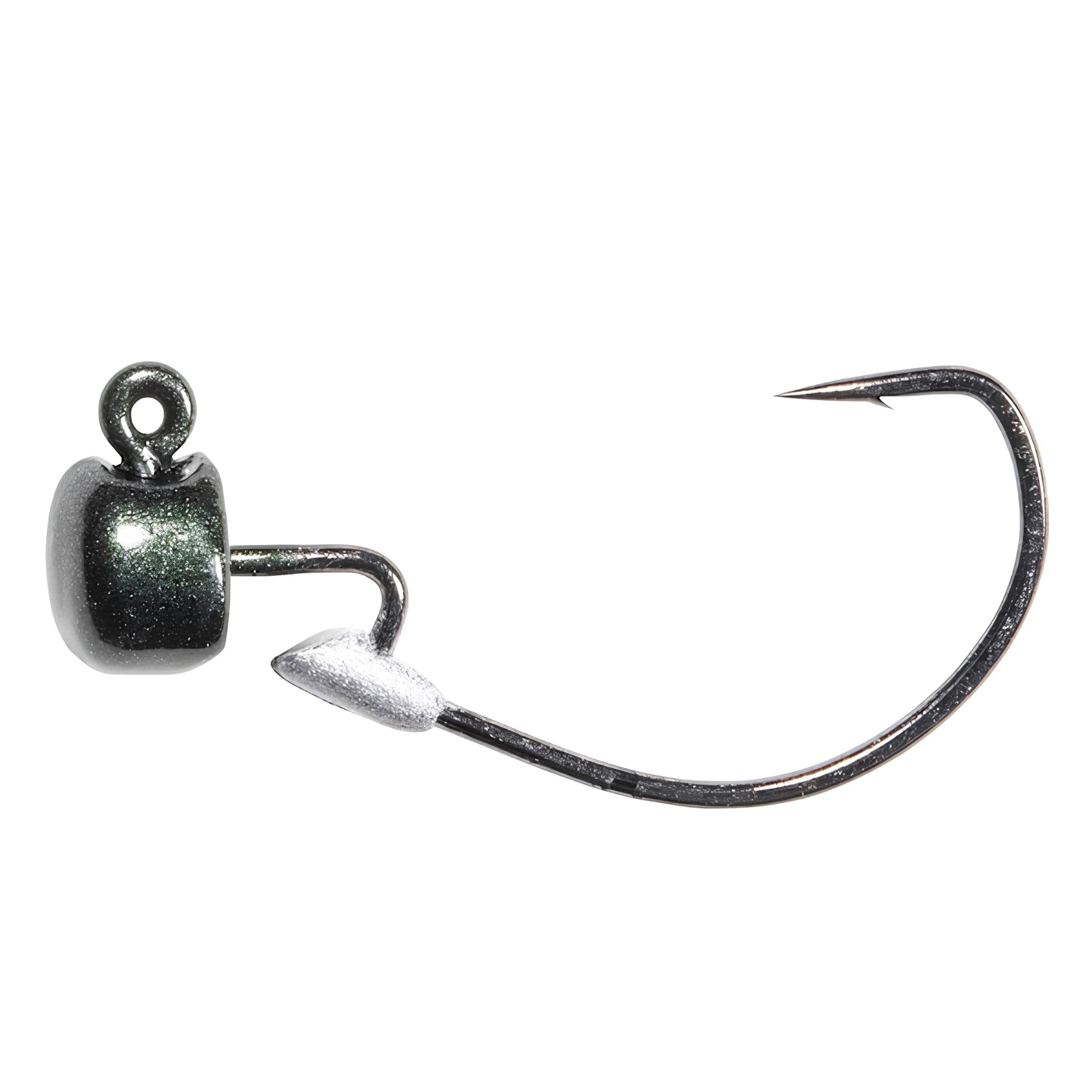 Z-Man NedlockZ EWG Jighead in Green Pumpkin with Size 1 weedless Ned Rig hook