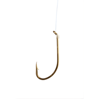 Eagle Claw Plain Shank Snelled Hooks (031)