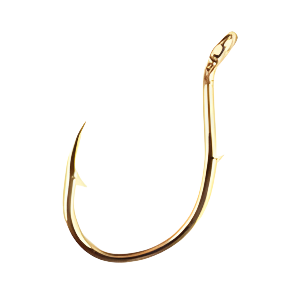 Eagle Claw Salmon Egg Up Eye Offset Fishing Hooks - 10 Pack