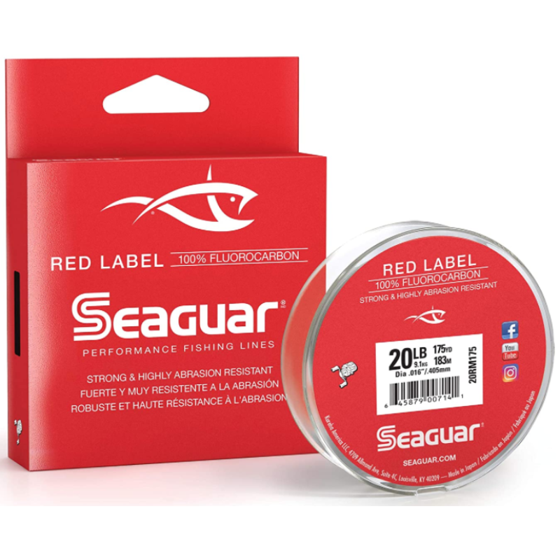 Seaguar Red Label Fluorocarbon Fishing Line - 200 yd