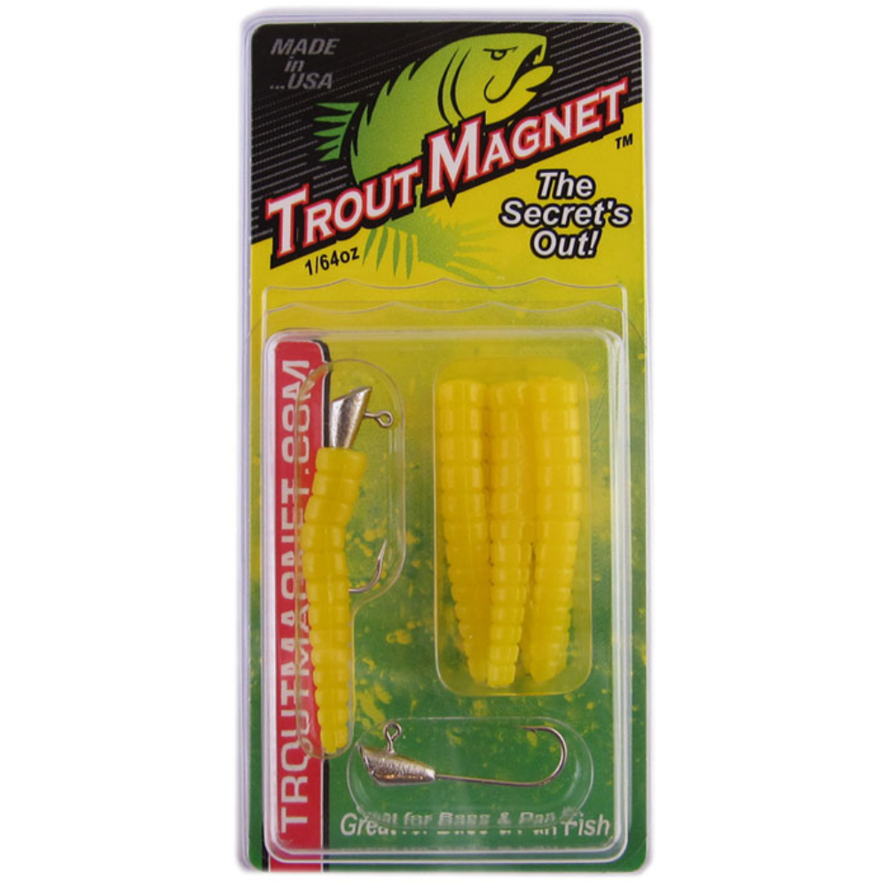 25-Pack Trout Magnet Jig Heads – 1/64 Oz, Size 8 Gold Hooks For Panfish & Crappie