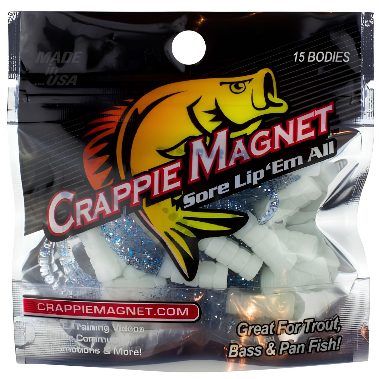 Paquetes de Cuerpos Magnéticos Crappie de Leland de 15 piezas