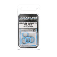 Quicksilver Gearcase Gear Lube Drain Screw Washer, Composite, Blue - for Mercury and Mariner Outboards and MerCruiser Stern Drives