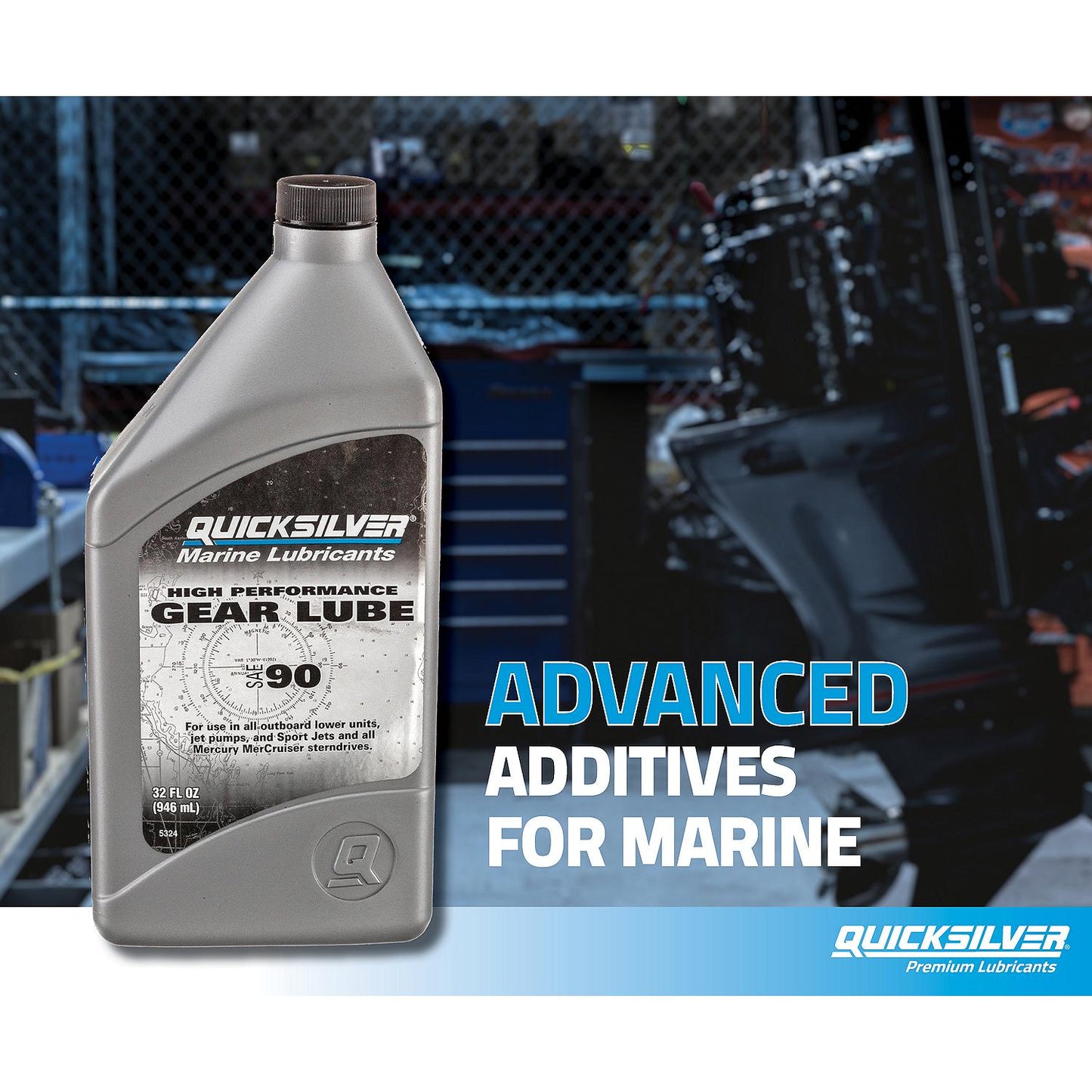 Quicksilver SAE 90 High Performance Gear Lube