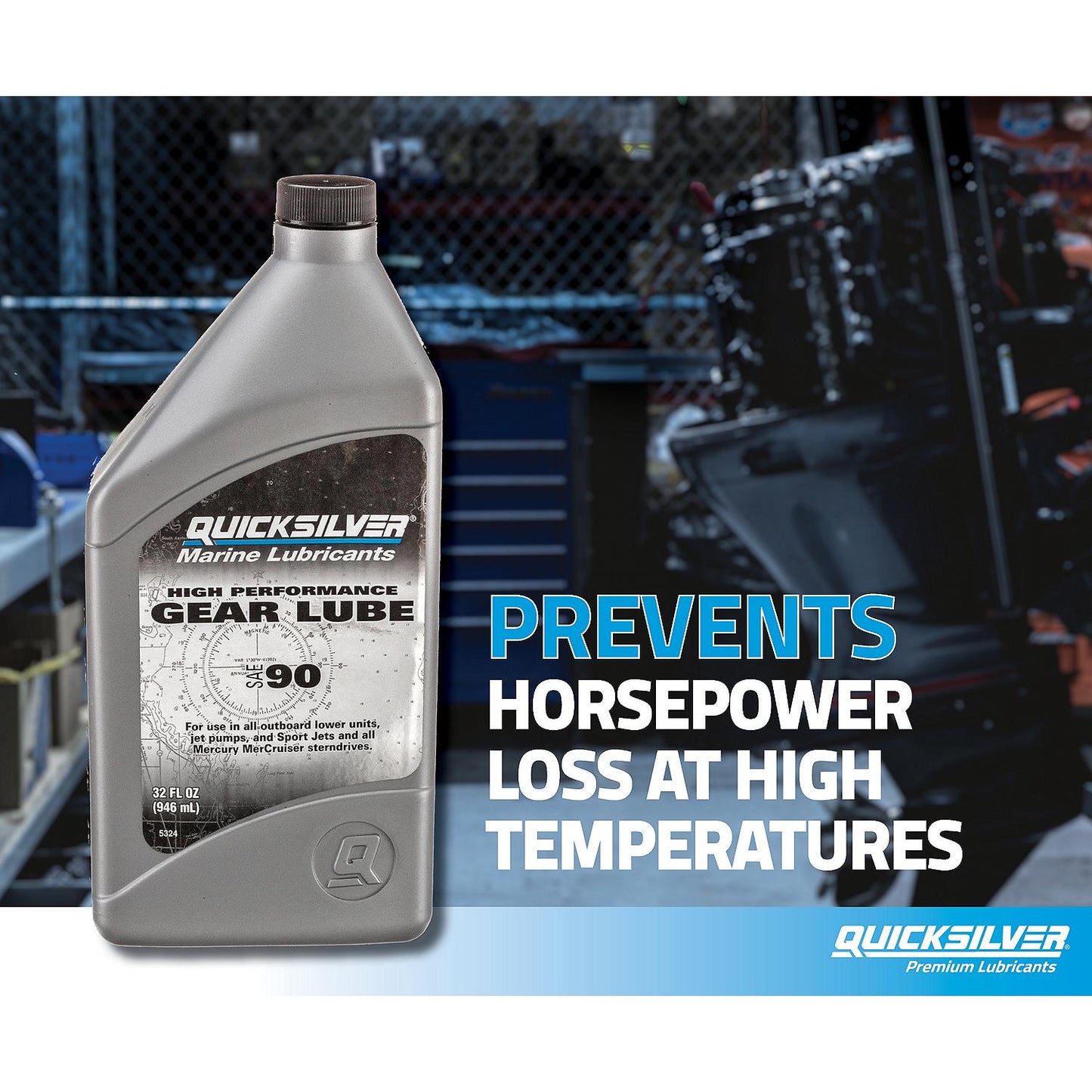 Quicksilver SAE 90 High Performance Gear Lube