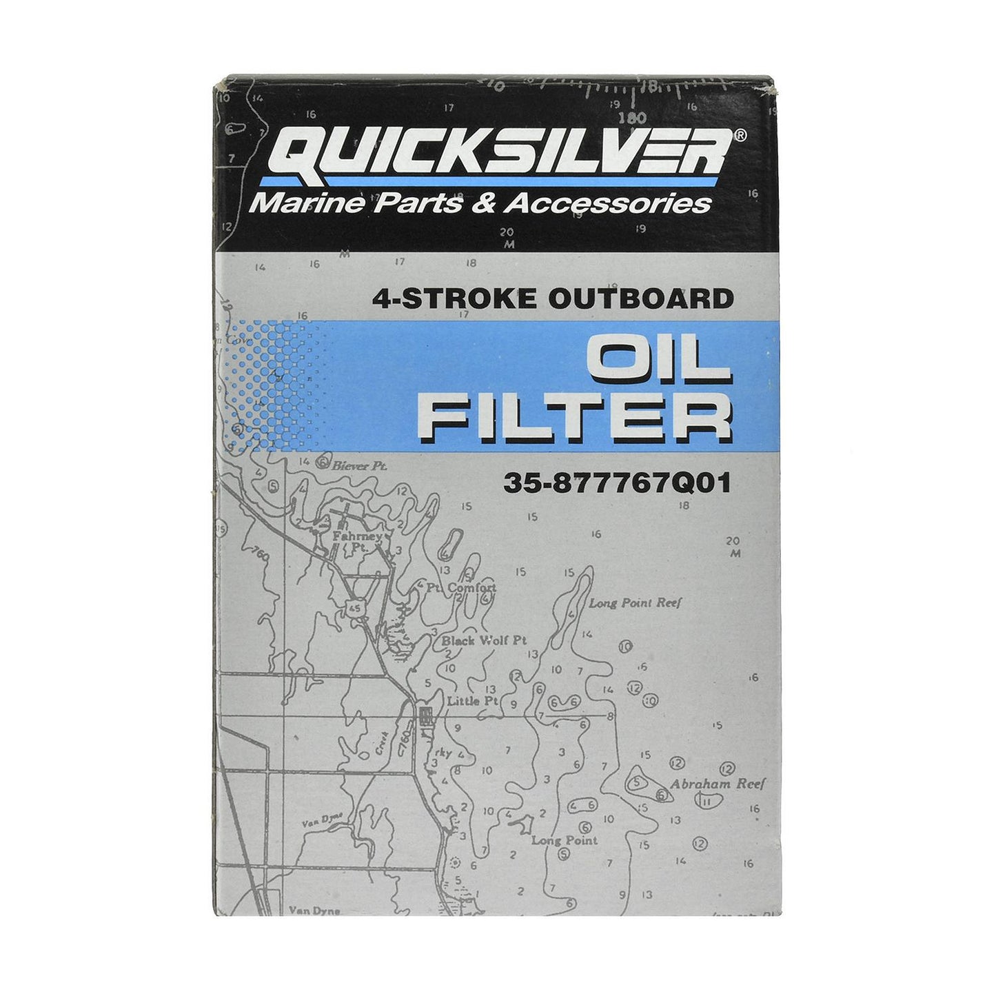 Quicksilver 877767Q01 Oil Filter for Verado In-Line 4-Cylinder 135-200 HP Outboards