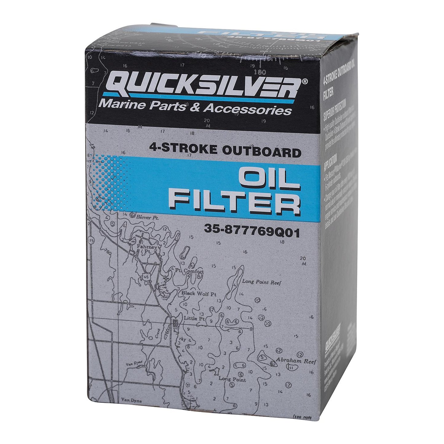 Quicksilver 877769Q01 Oil Filter for Mercury Verado Six-Cylinder Outboards